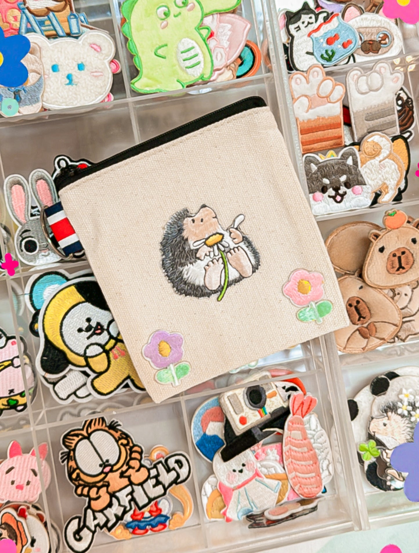 Hedgehog Iron-On Patch