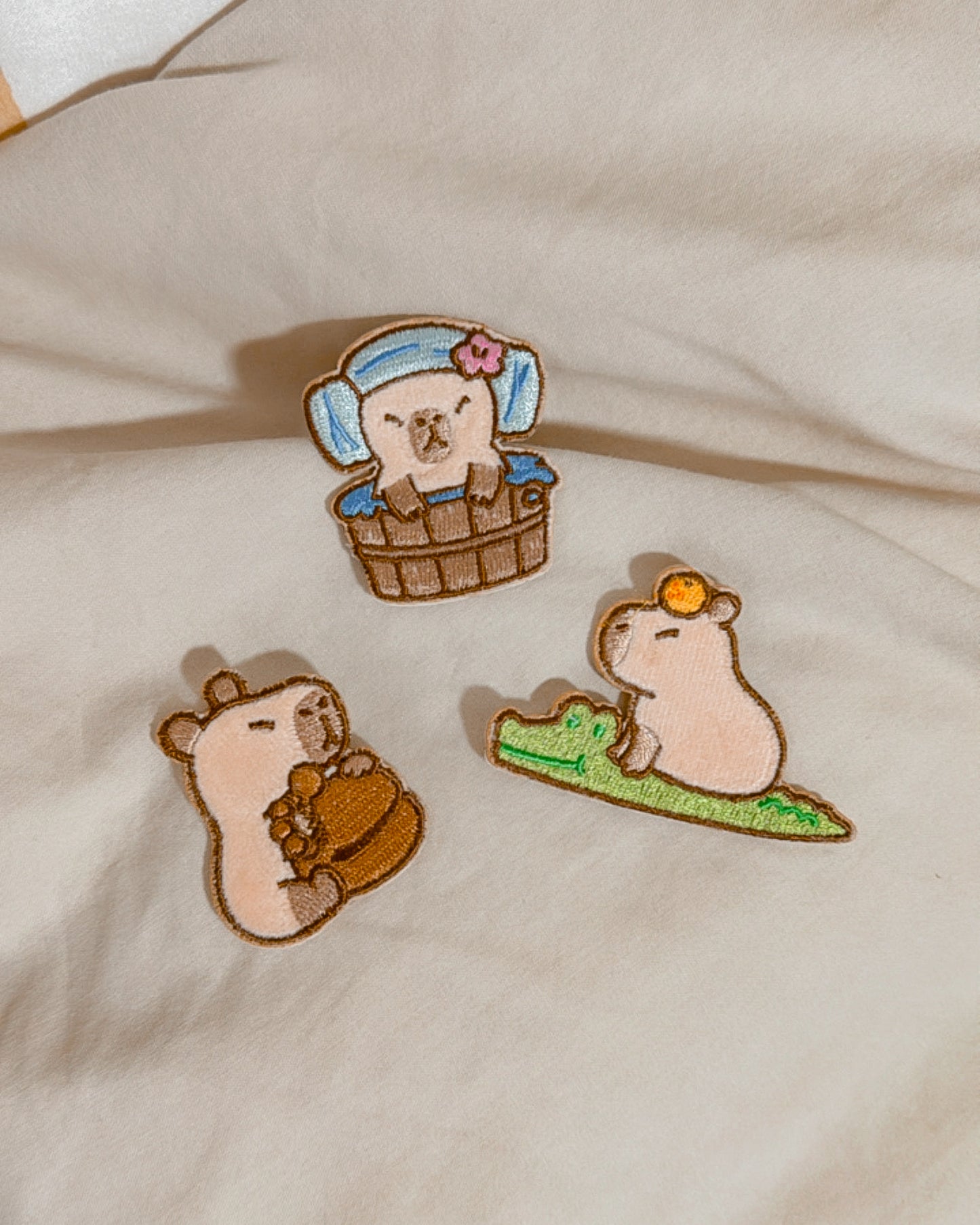 Capybara Iron-On Patch