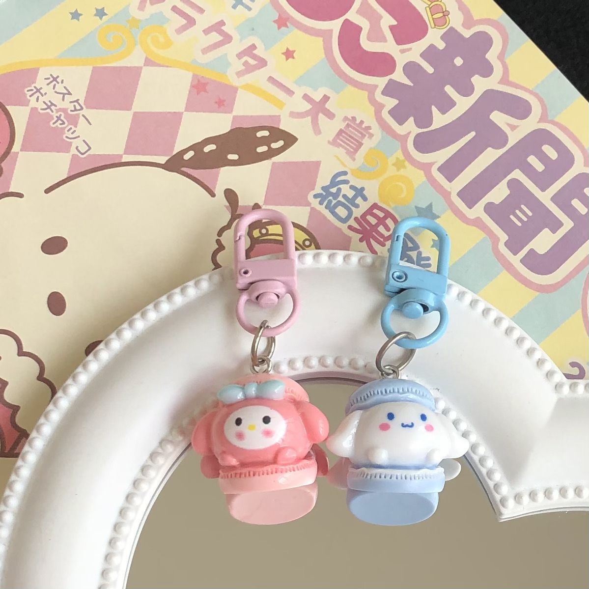 Sanrio Sweet Macaron Charm Set