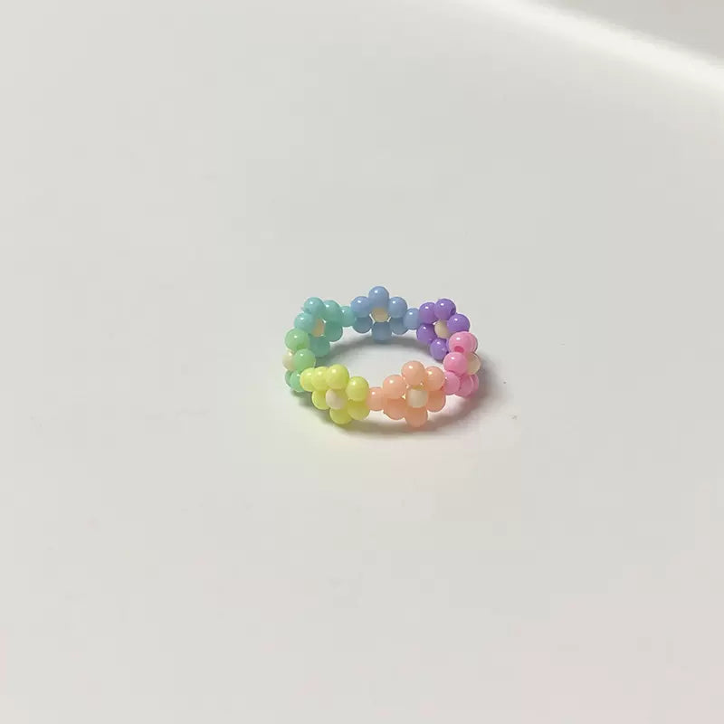 Floral Bead Rings