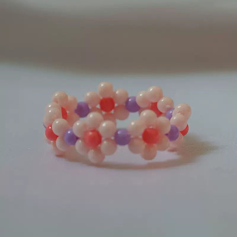 Floral Bead Rings