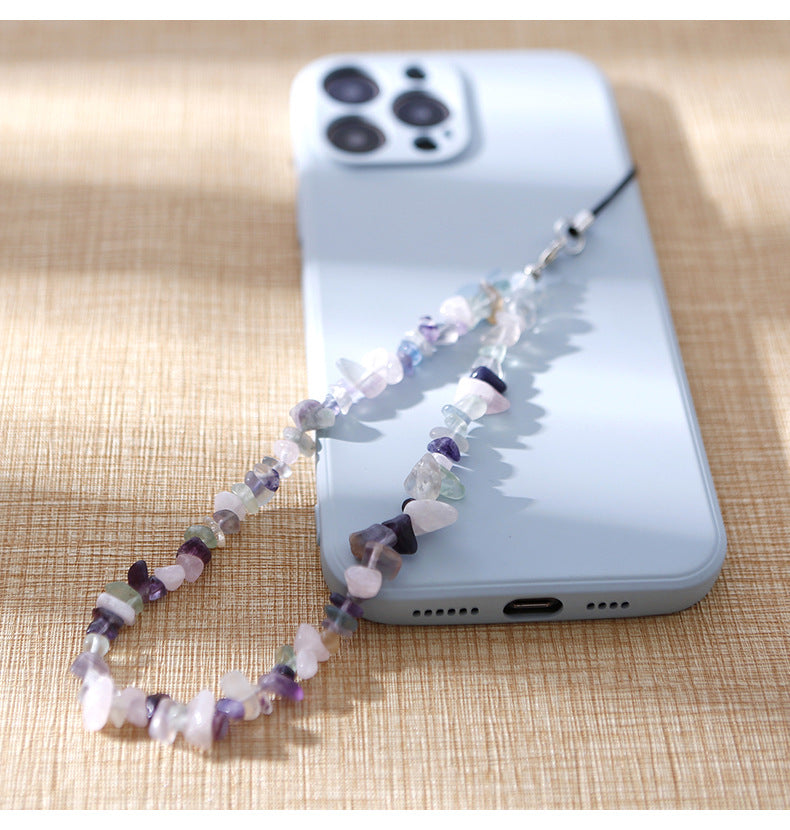Crystal Quartz Phone Strap