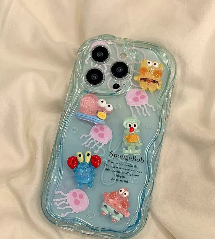 Bikini Bottom Residents iPhone Phone Case