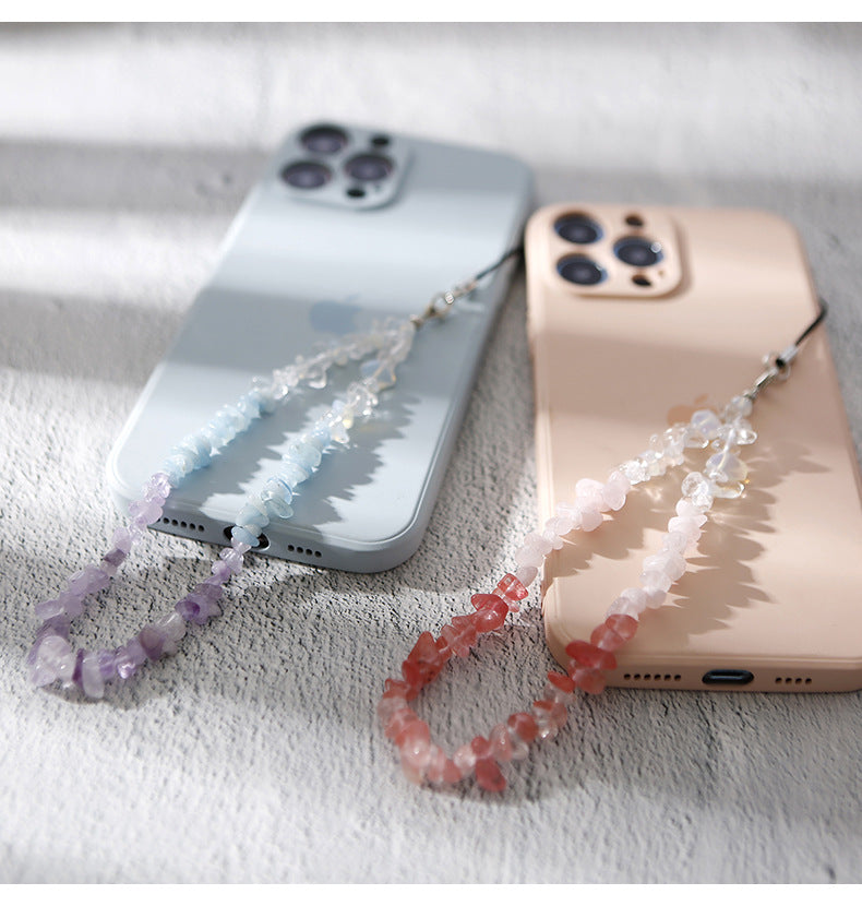 Crystal Quartz Phone Strap