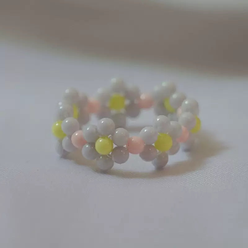 Floral Bead Rings