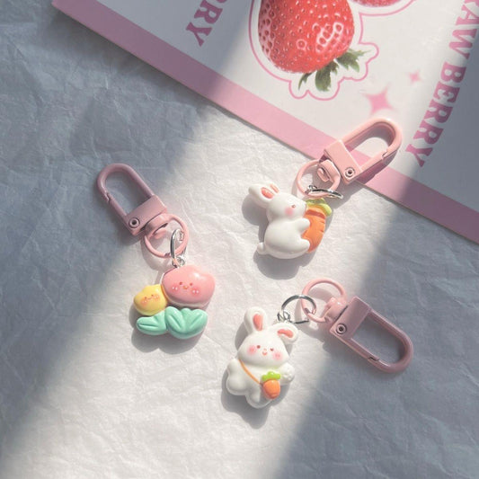 Spring Bunny Fun Outing Charm