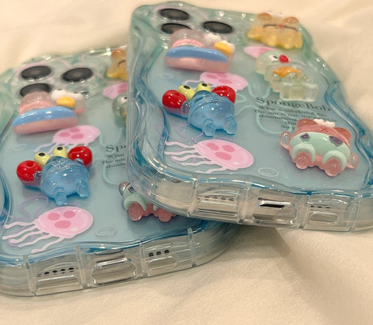 Bikini Bottom Residents iPhone Phone Case