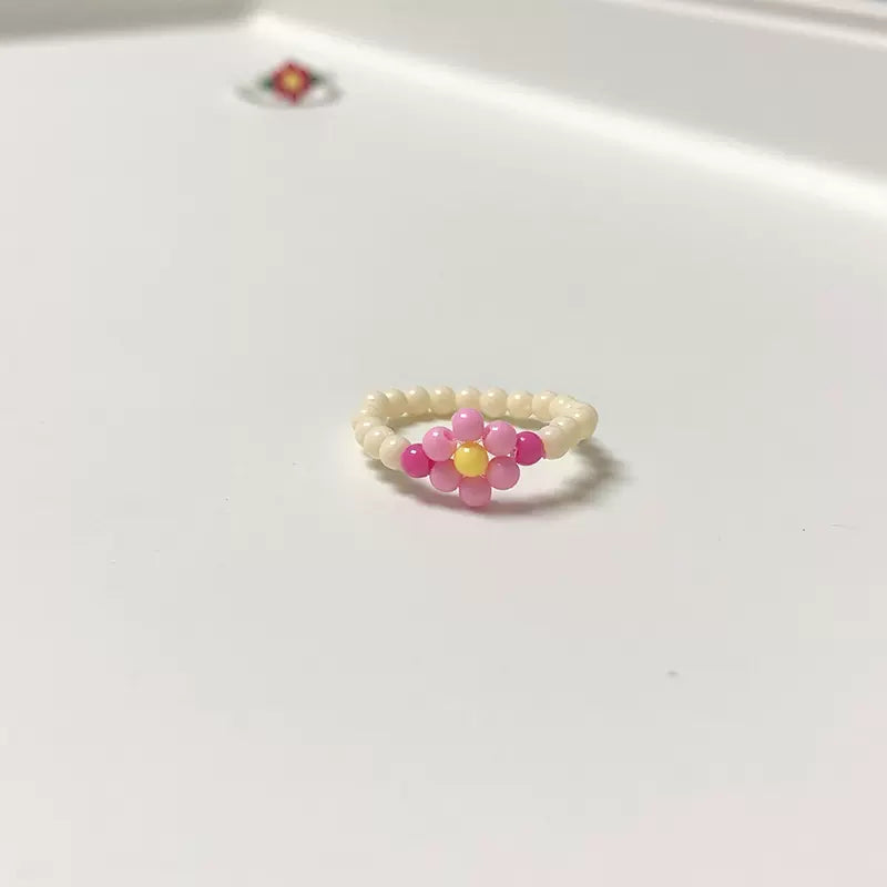 Floral Bead Rings