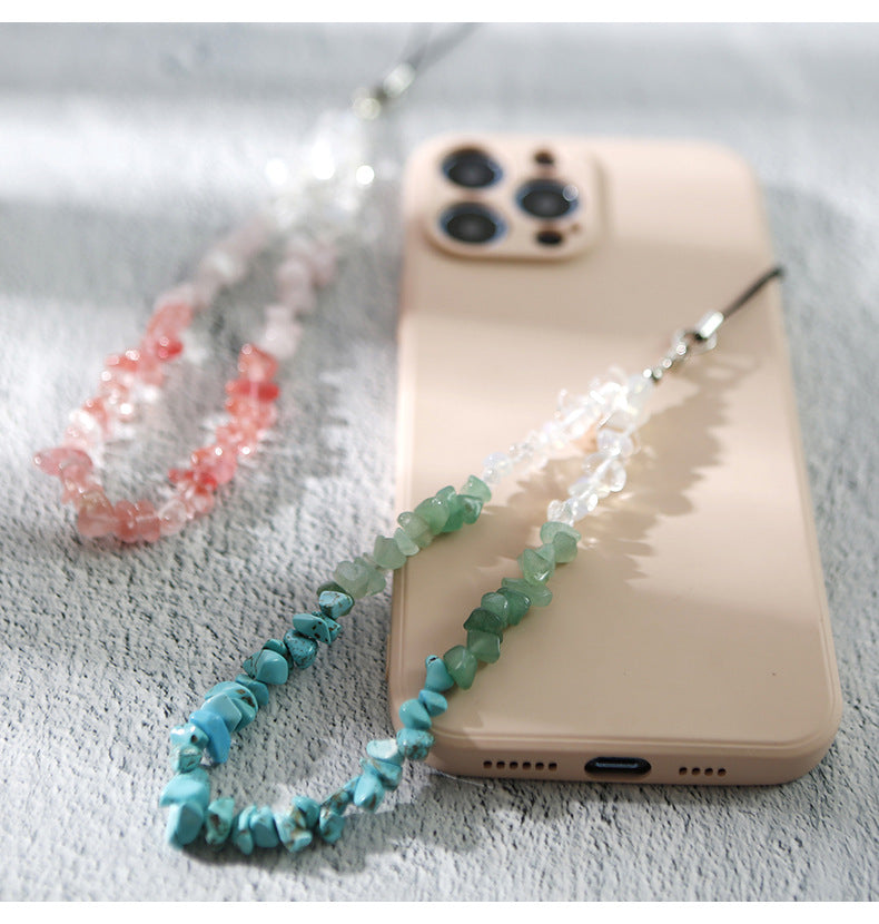 Crystal Quartz Phone Strap
