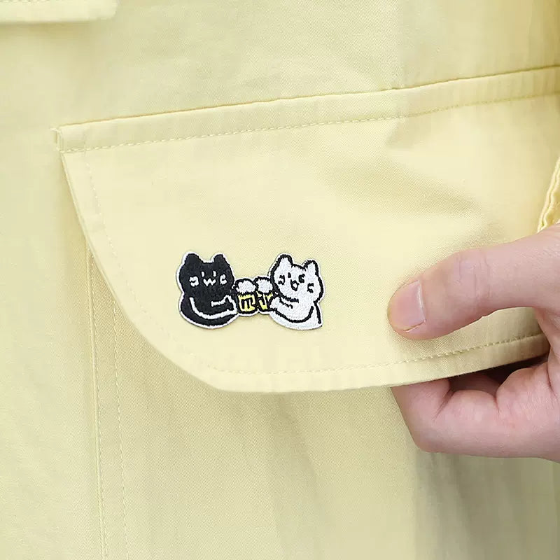 Meow and Mingle Iron-On Patch