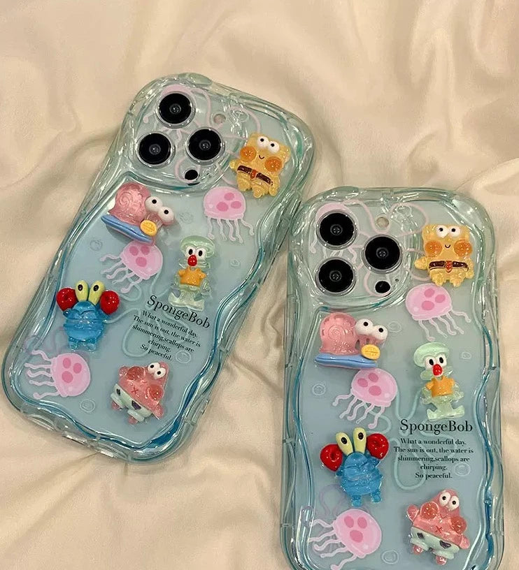 Bikini Bottom Residents iPhone Phone Case