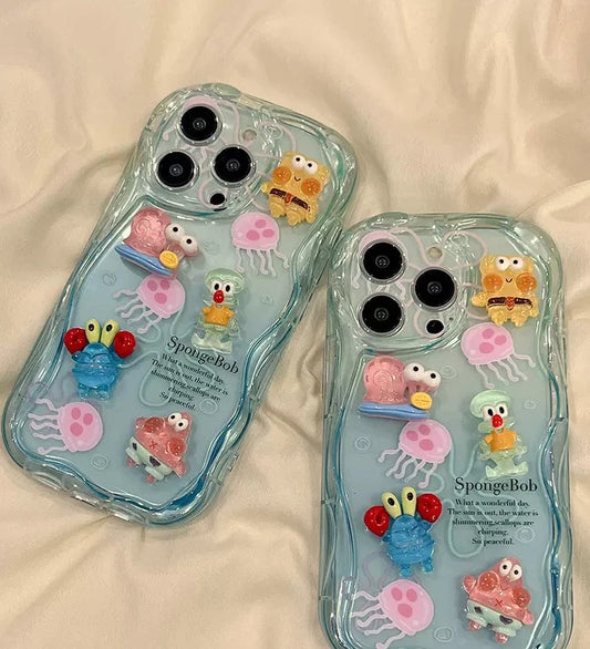 Bikini Bottom Residents iPhone Phone Case