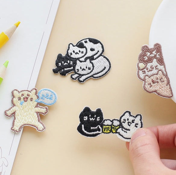 Meow and Mingle Iron-On Patch