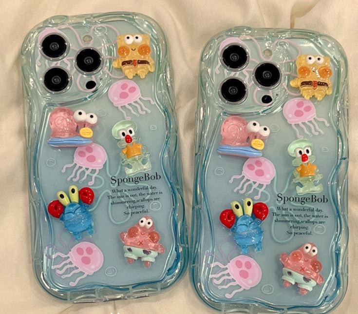 Bikini Bottom Residents iPhone Phone Case
