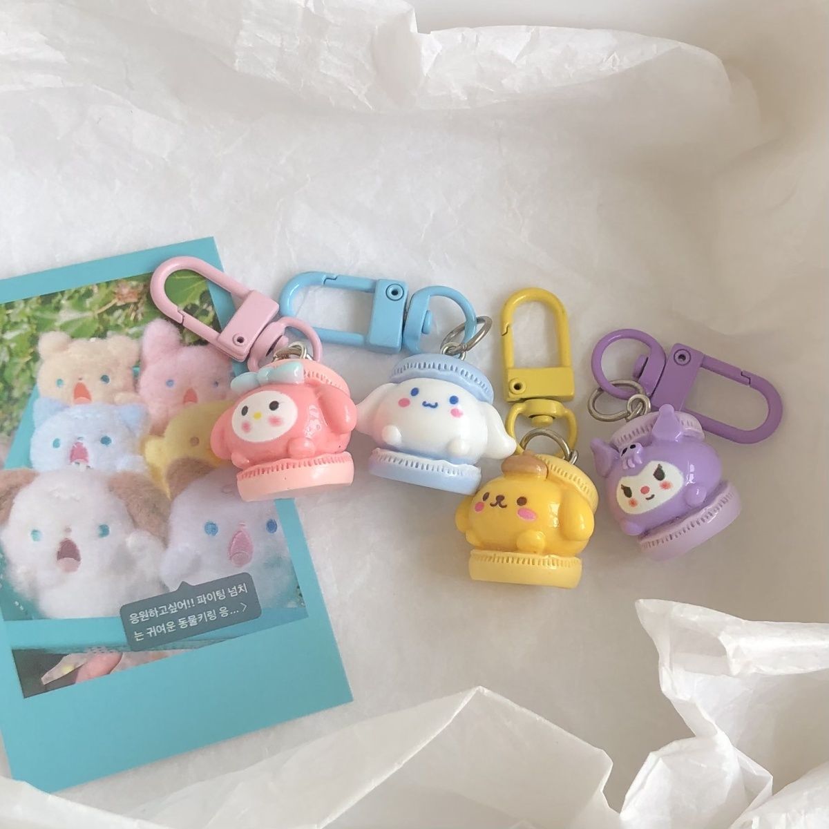 Sanrio Sweet Macaron Charm Set