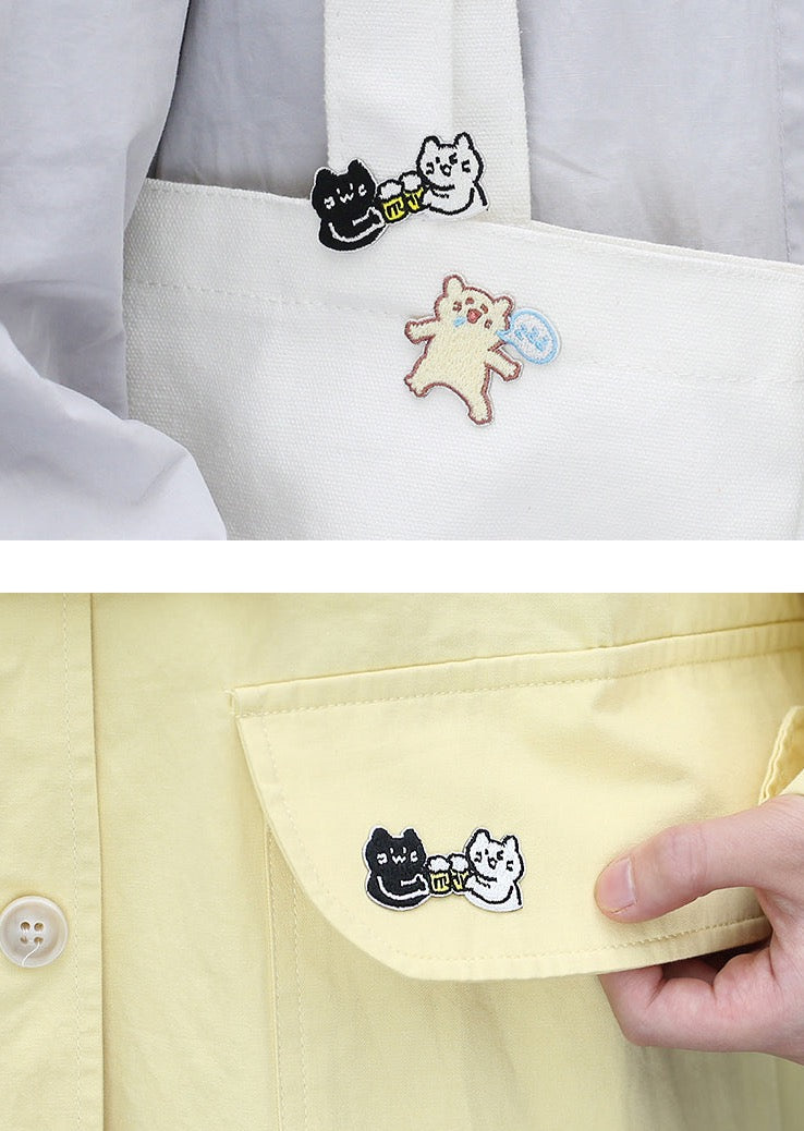 Meow and Mingle Iron-On Patch