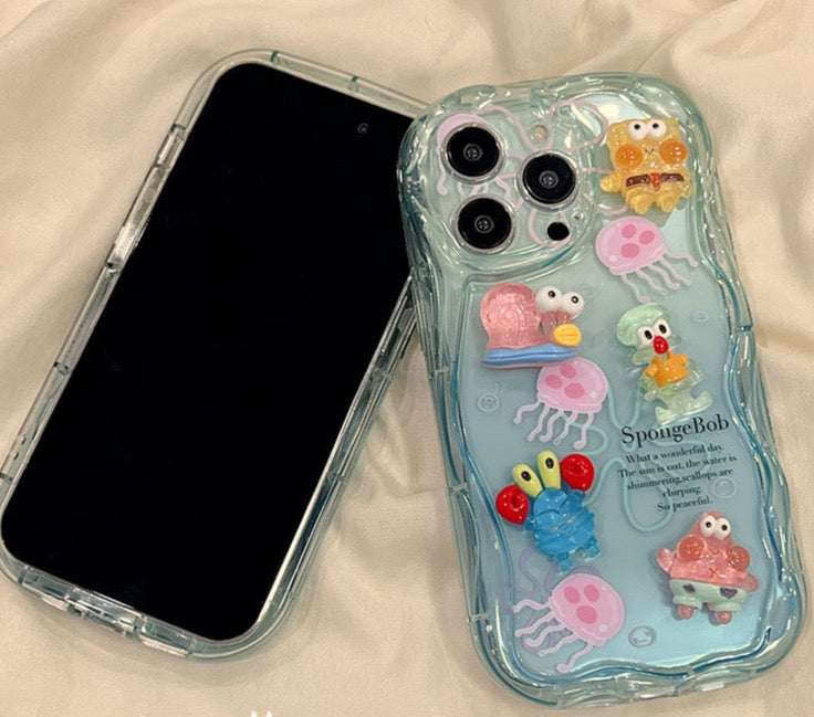 Bikini Bottom Residents iPhone Phone Case