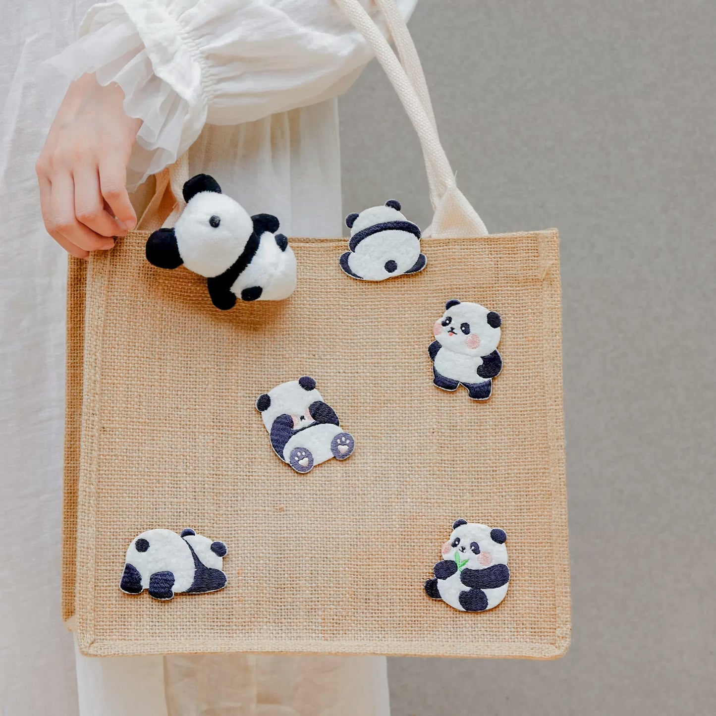 Panda Iron-On Patch