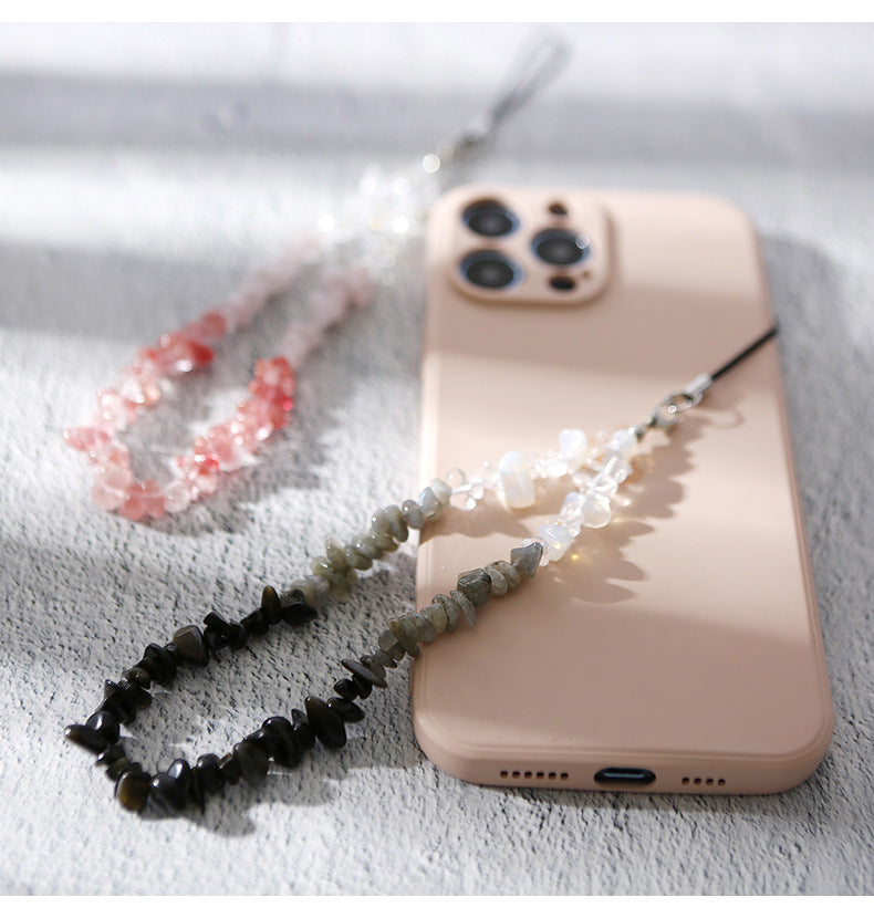Crystal Quartz Phone Strap