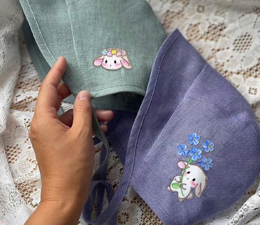 Spring Bunny Iron-On Patch