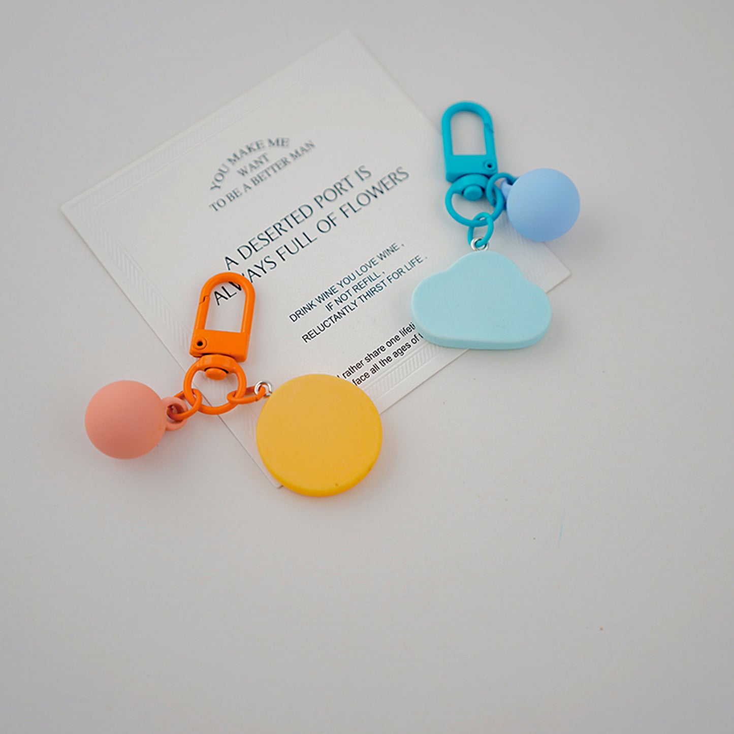 Pastel Smiley Face Charm