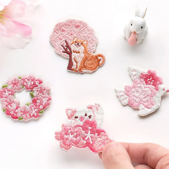 Sakura Theme Iron-On Patch