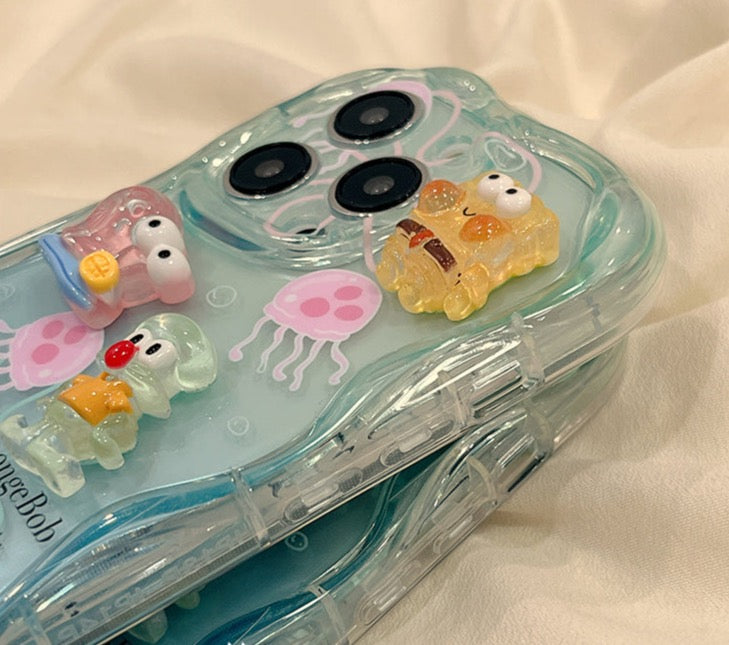 Bikini Bottom Residents iPhone Phone Case