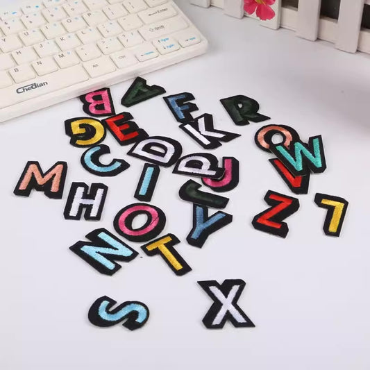 Alphabets (caps) Iron-On Patch