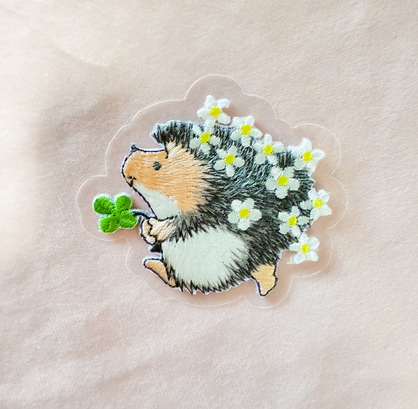 Hedgehog Iron-On Patch