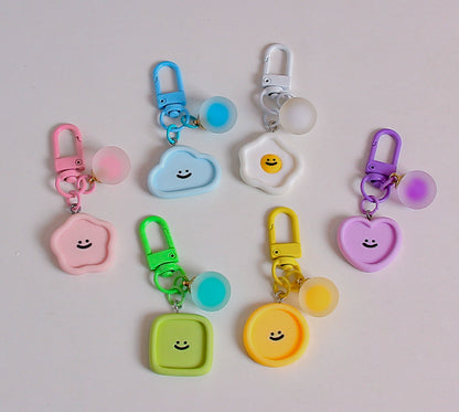Pastel Smiley Face Charm