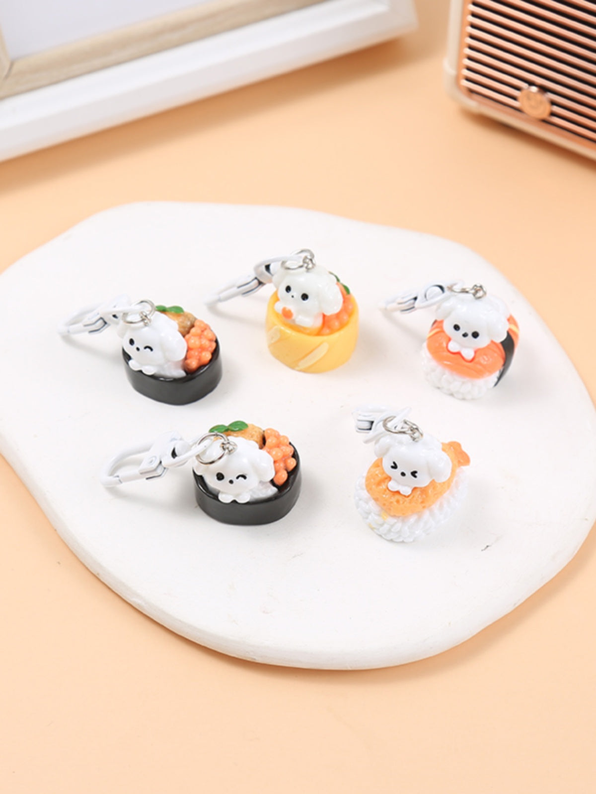 Puppy Love Sushi Charm