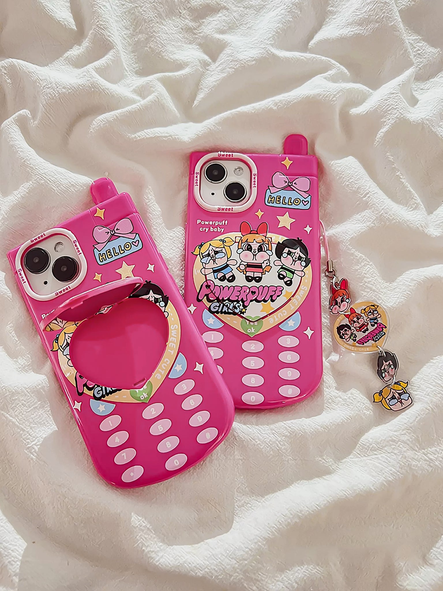 Preorder] Trendy Powerpuff Girls iPhone Case with Mirror – Aesthetique