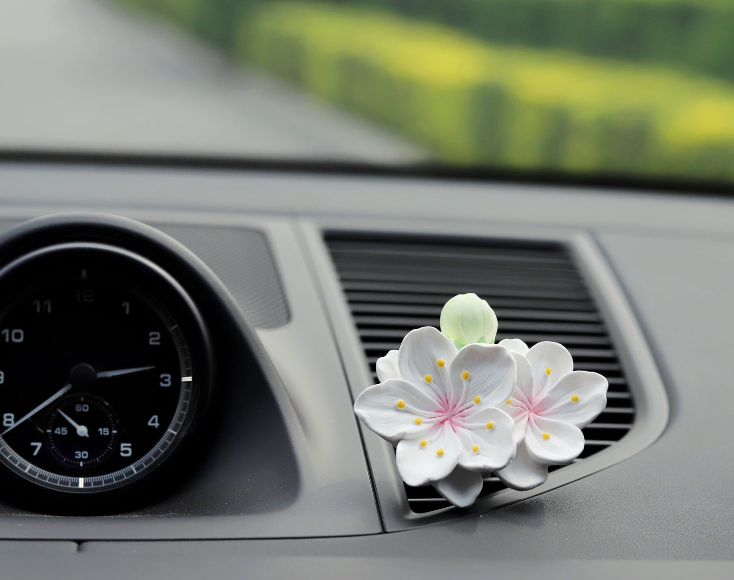 Peach Blossom Car Air Freshener Clip