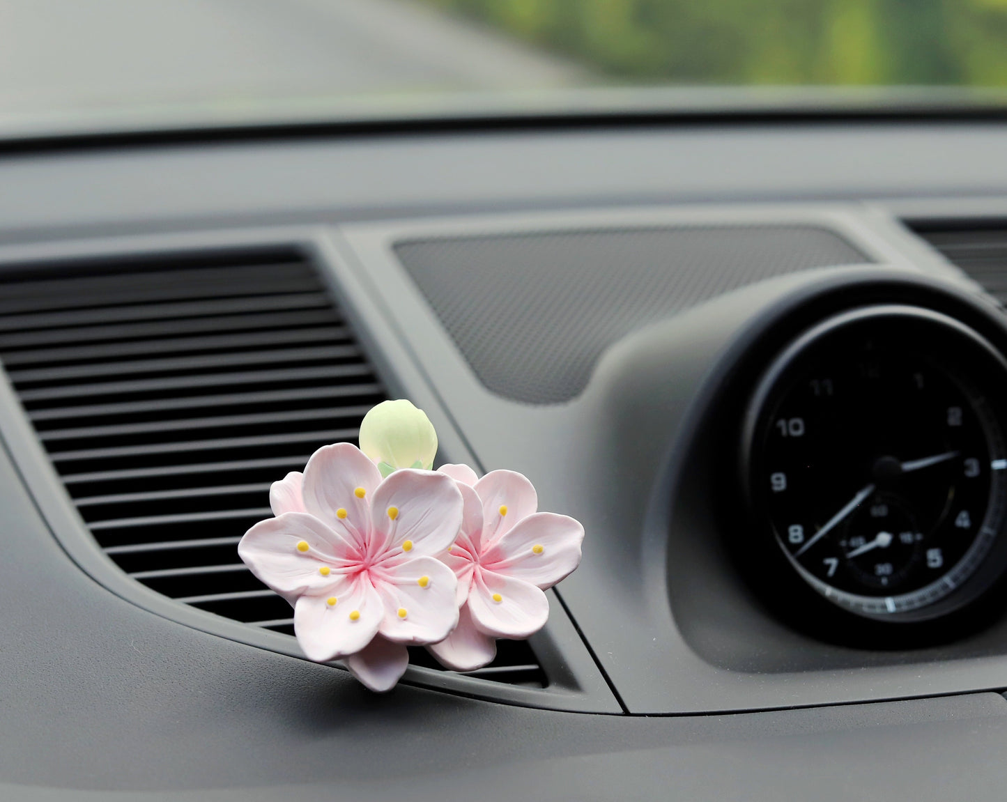 Peach Blossom Car Air Freshener Clip